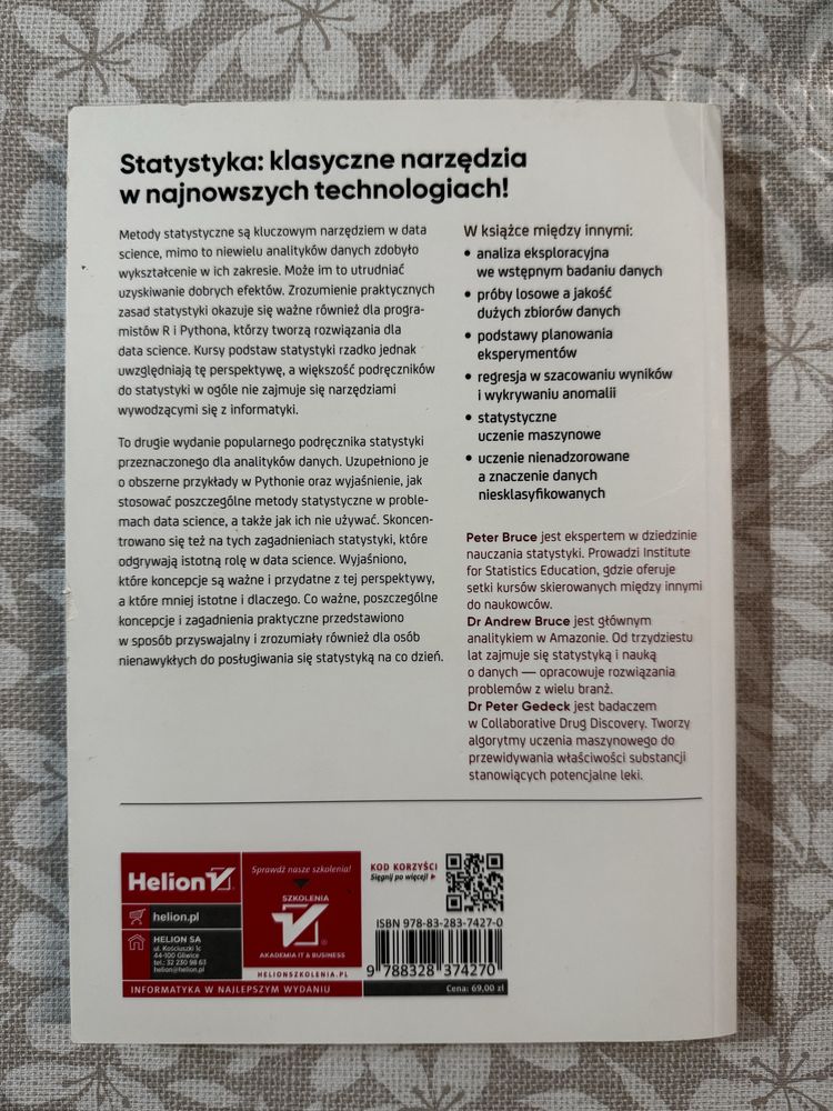 Statystyka praktyczna w data science KSIĄŻKA