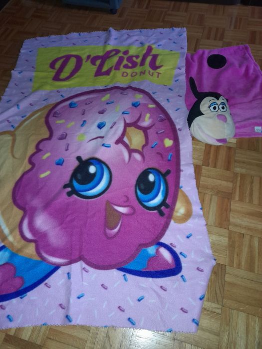 Koc polarowy 2 sztuki dla dzieci