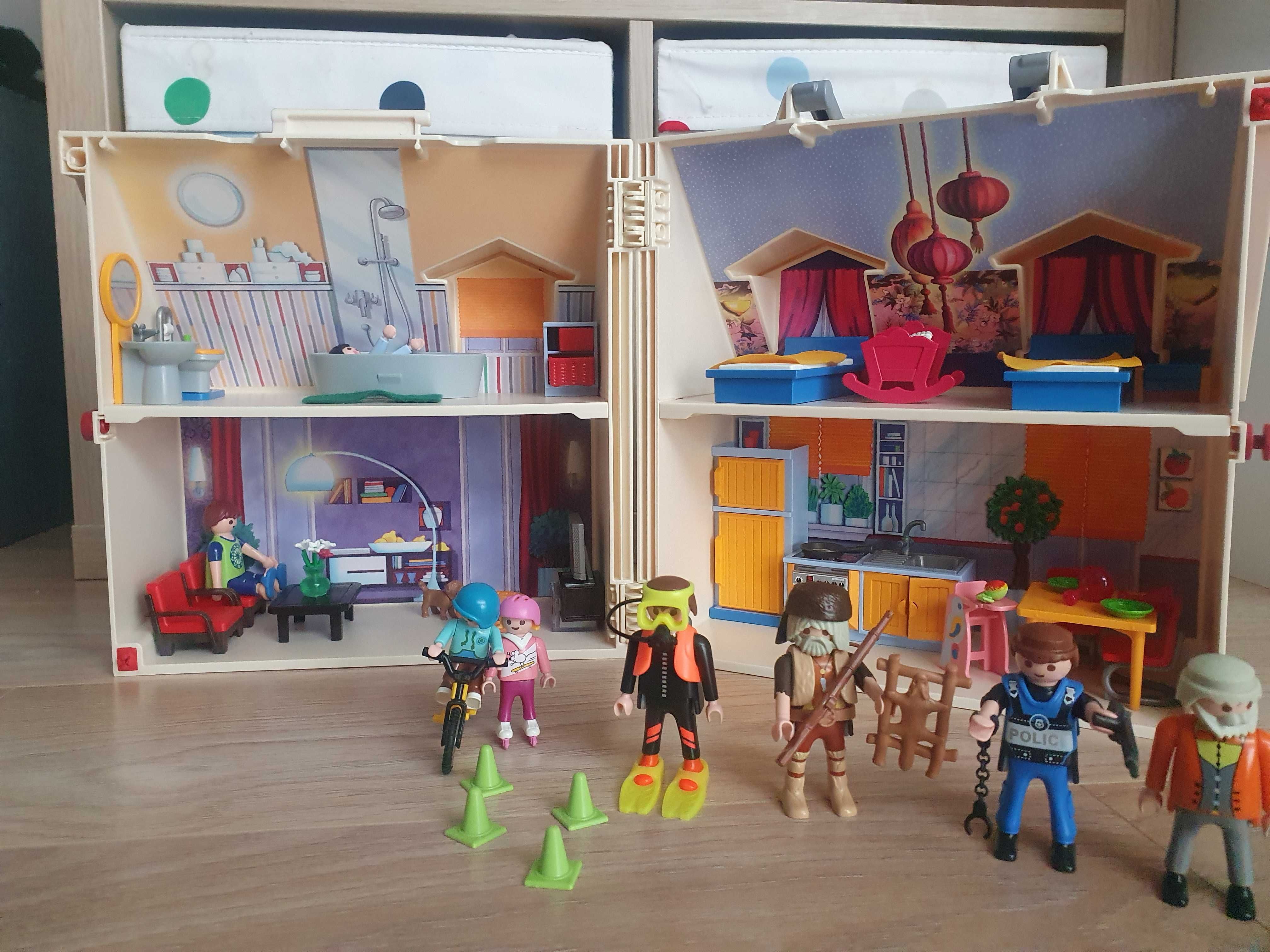 Domek playmobil + inne figurki