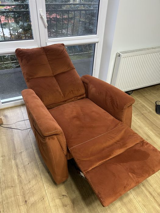 Fotel elektryczny z masazem neptun velvet