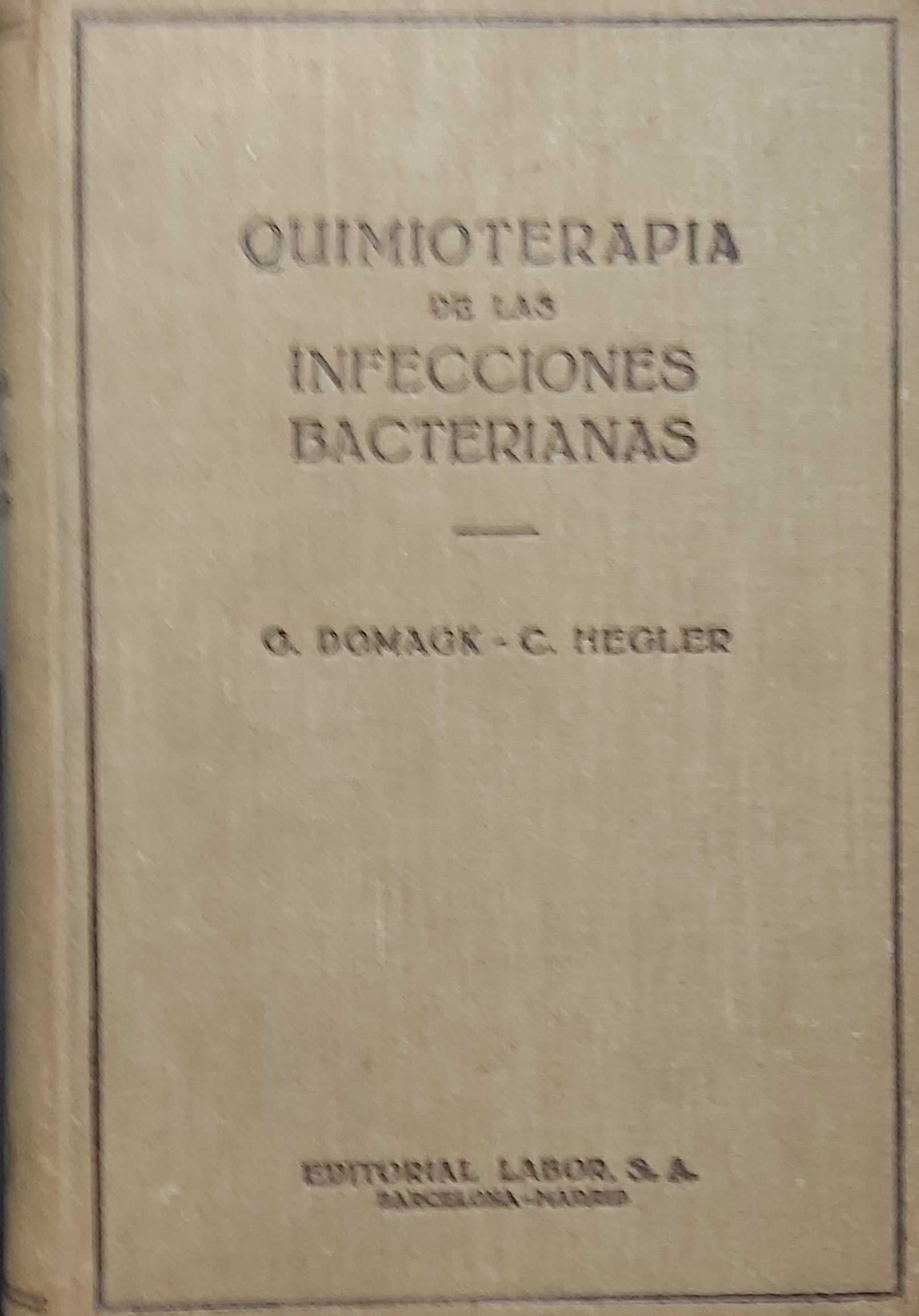 Livro Medicina - Quimioterapia das infeções bacterianas de 1945