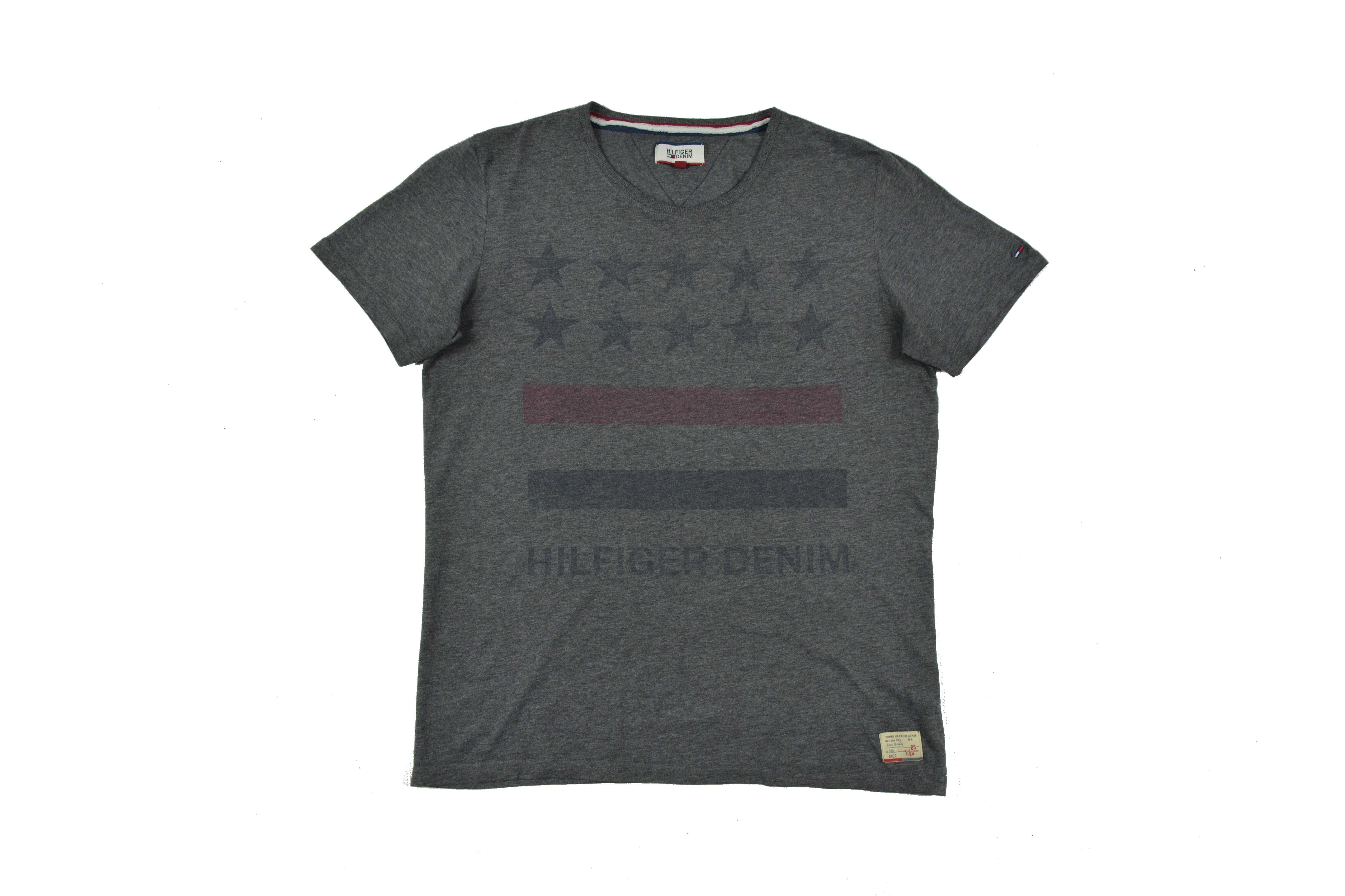 Tommy Hilfiger Ame Star Męska Koszulka T-Shirt Rozmiar L