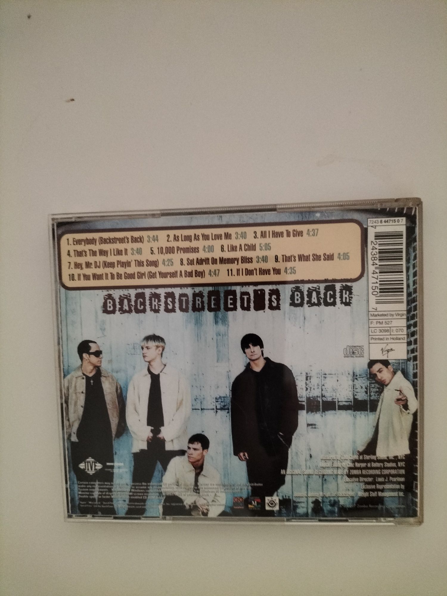 CD Backstreet Boys - Backstreet's Back