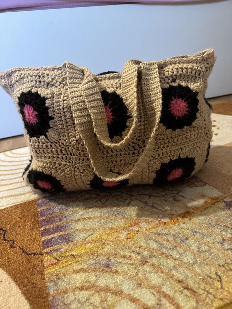 Torebka szydełkowa handmade