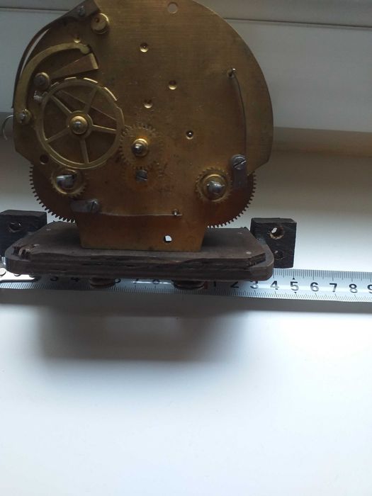 Unikatowy mechanizm zegara kominkowego Lenzkirch data 21 maj 1876 rok