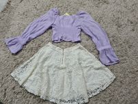 Komplet spódnica H&M S oraz hiszpanka nowe