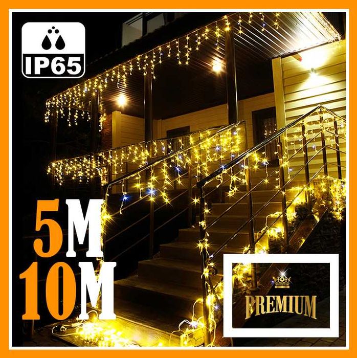 Каучукова вулична Гірлянда бахрома уличная IP 44 MOD_32_Flash ICICLE