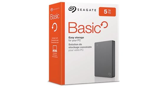 Внешний жесткий диск 5TB Seagate 2.5"", 5TB USB 3.0, Seagate basi