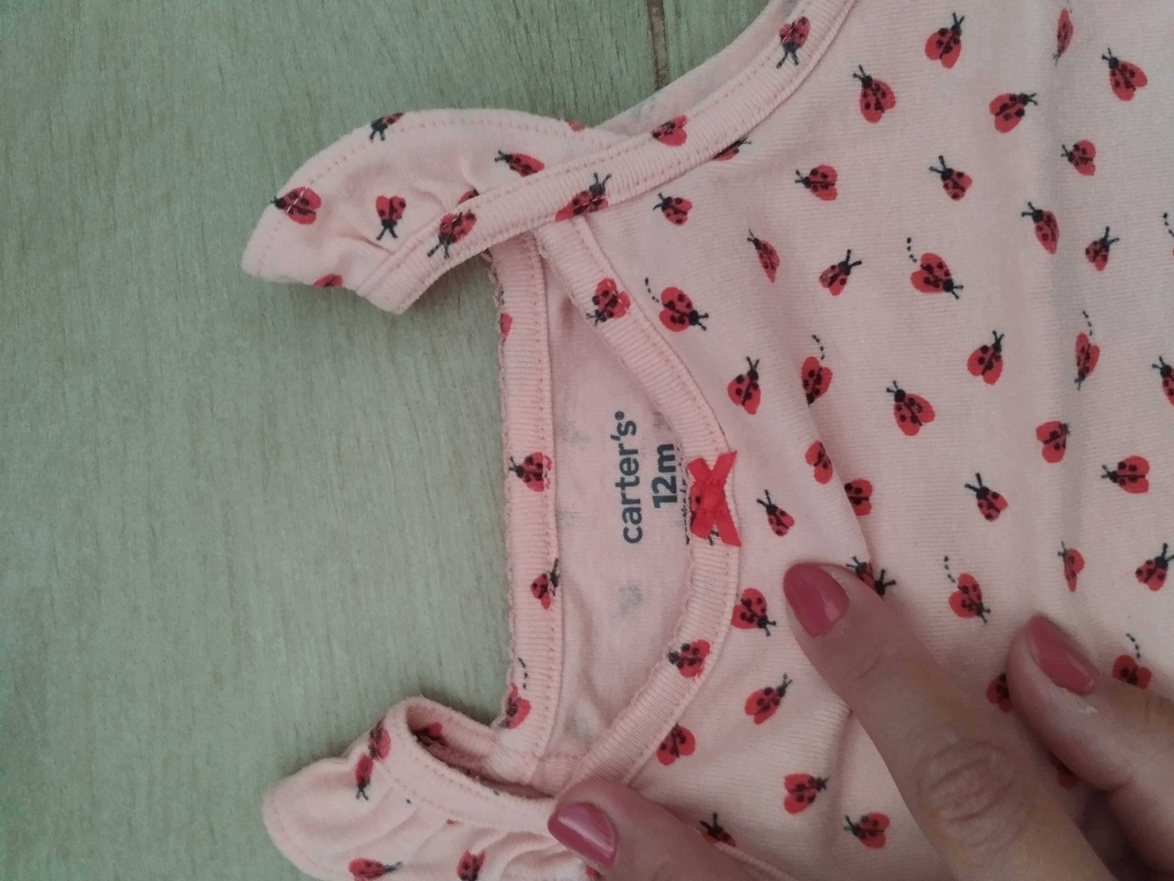 Zestaw Body na ramiączkach r 80 Carters
