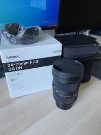 Obiektyw Sigma 24-70 2.8 Sony Gwarancja Idealny
