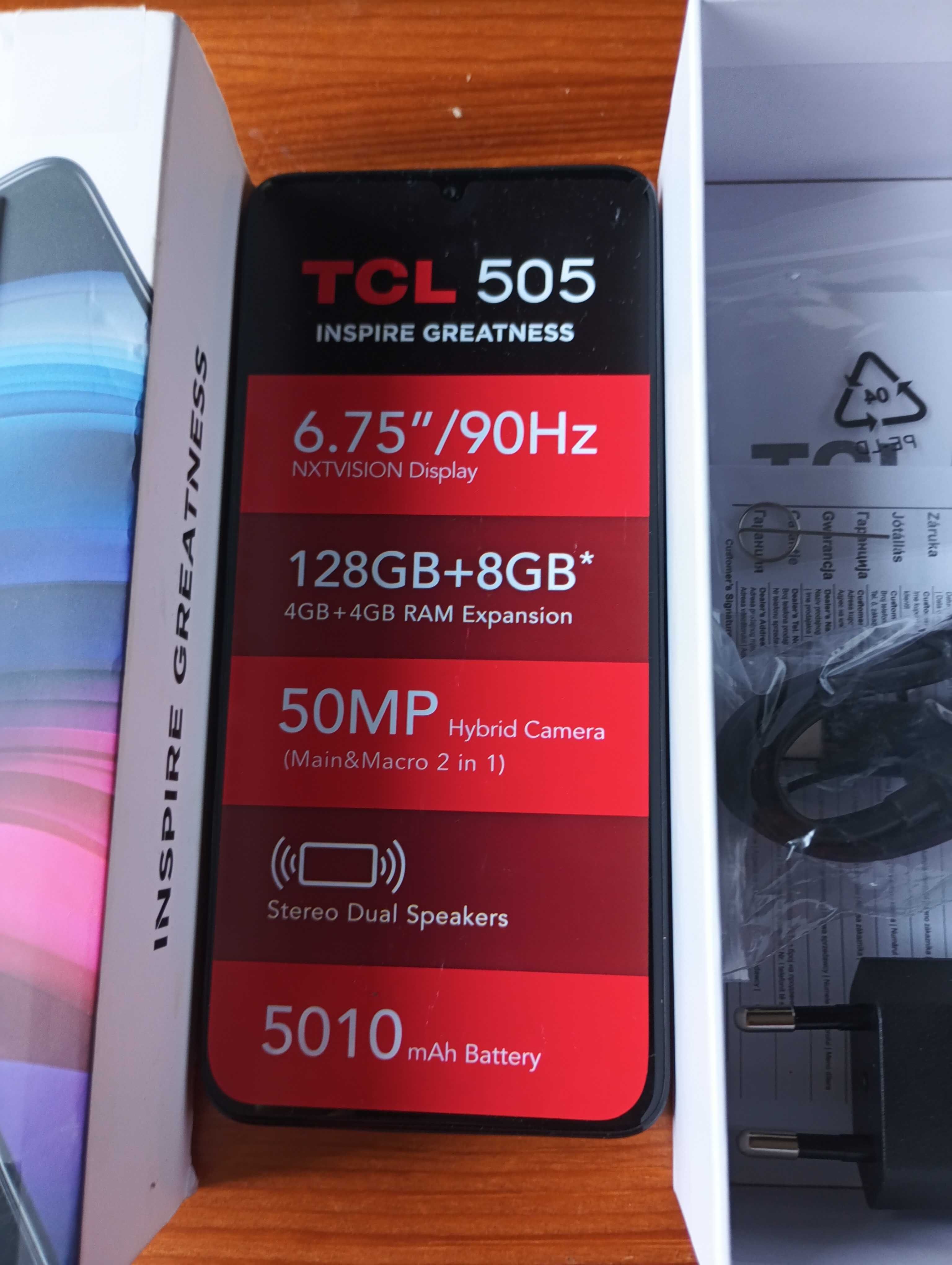 nowy telefon TCL 505