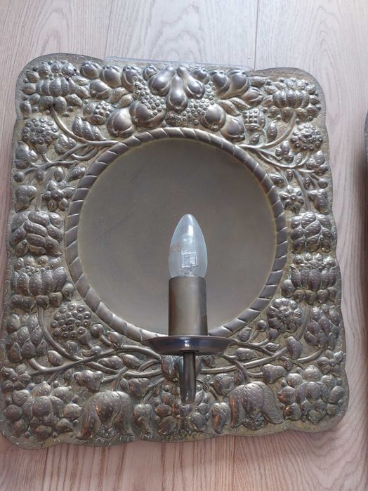 Kinkiety z mosiądzu