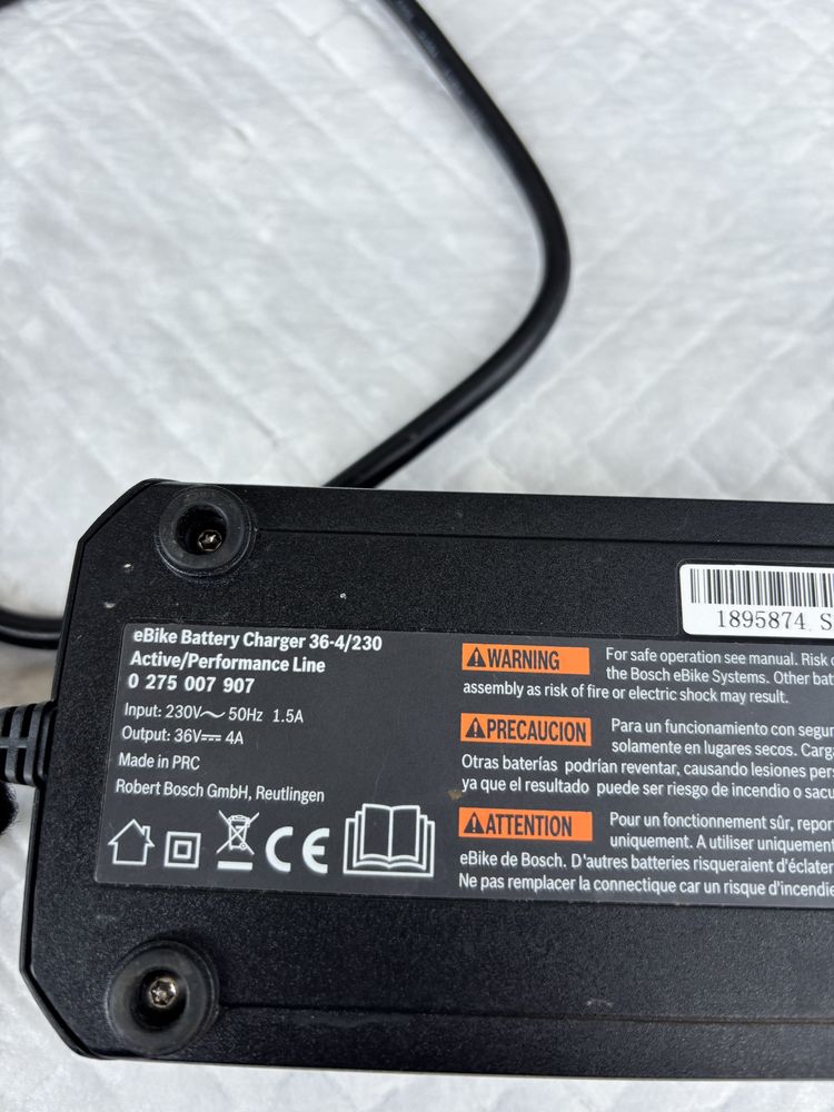 Defekt ładowarka Bosch do roweru elektrycznego