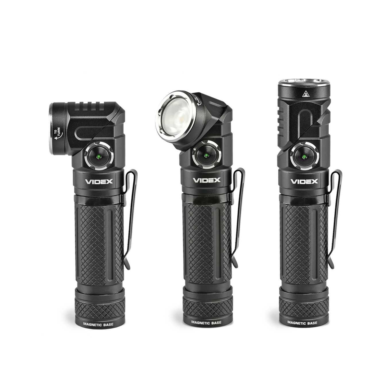 Світлодіодний ліхтарик VIDEX VLF-A232R 1000Lm 5000K. Новий товар!