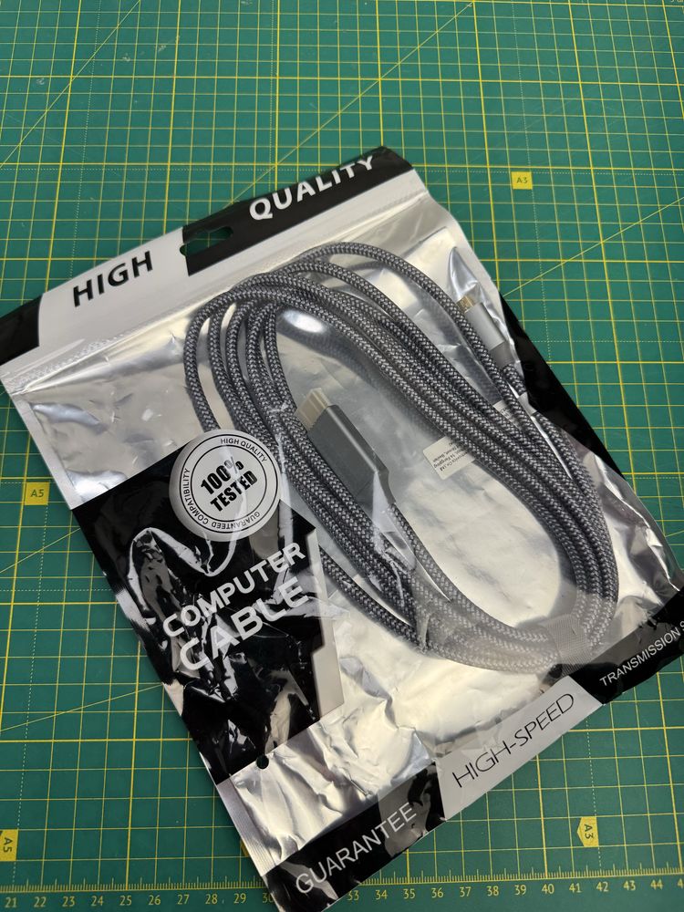HDMI — Micro HDMI кабель 3 м (High Speed, обплетення, якісний)