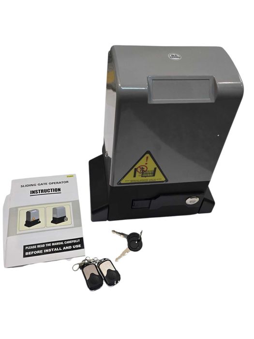 Napęd do bram przesuwnych 750W z pilotem,