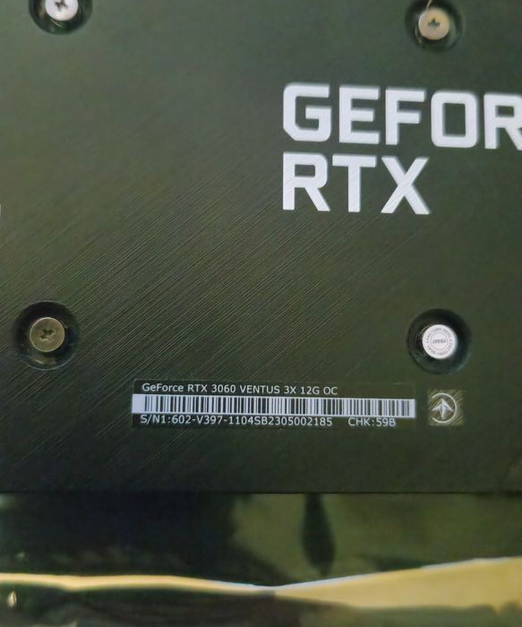 GeForce RTX 3060 VENTUS 3X 12G OC