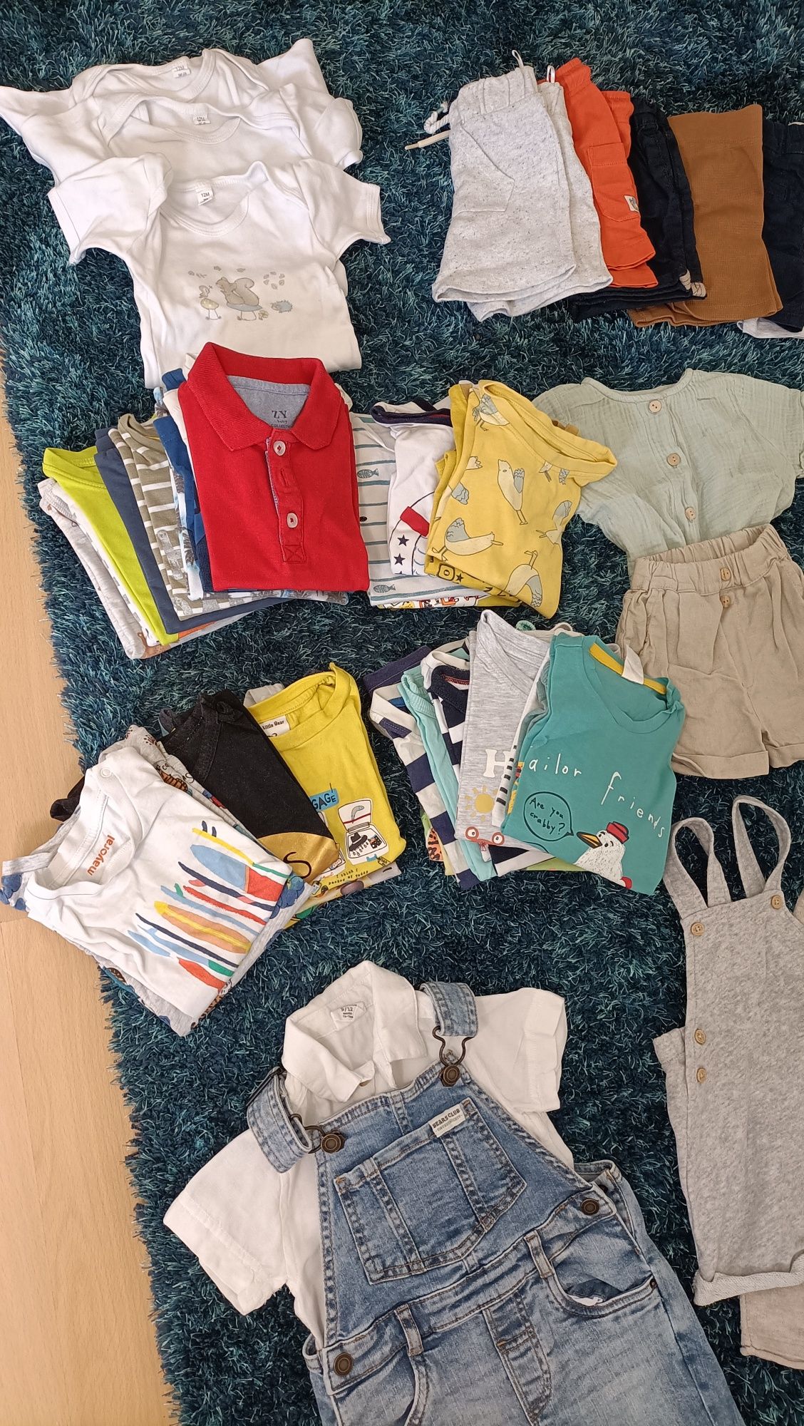 Lote de roupa de verão 9/12 meses