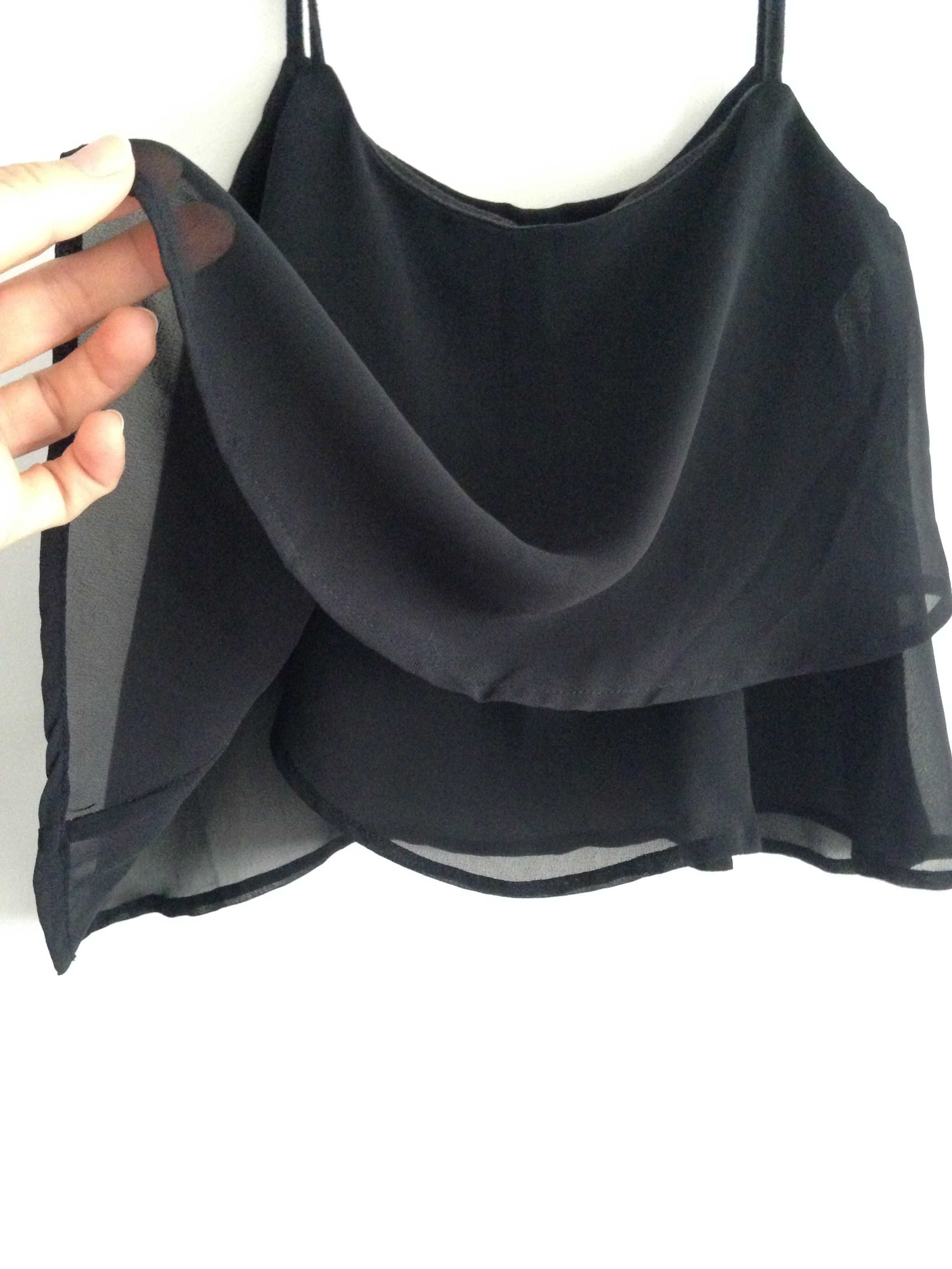 Top preto elegante