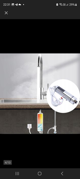 5500W 220V Instant-Heat Elektryczny podgrzewacz wody Zestaw prysznicow