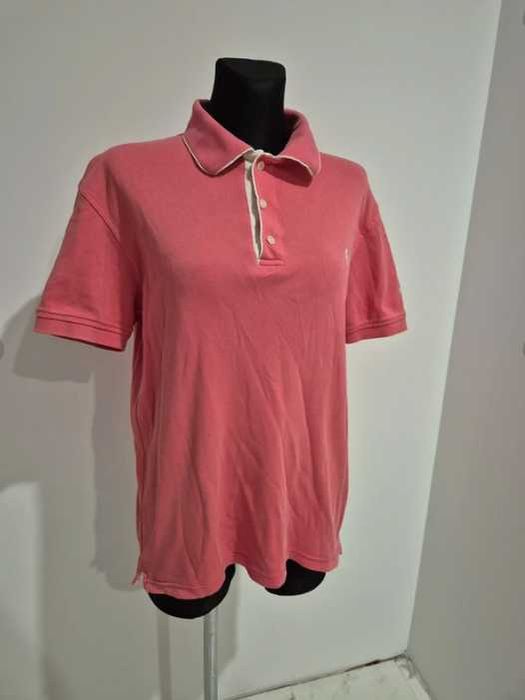 Różowa koszulka męska polo ala Ralph Laure*n