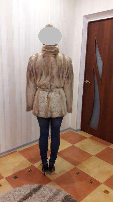 Шикарный полушубок, Норка Saga Mink Super Quality