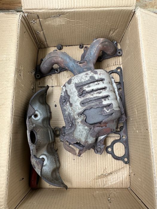 Випускний колектор для civic 6, двигун d15z6 / d15z8 з каталізатором