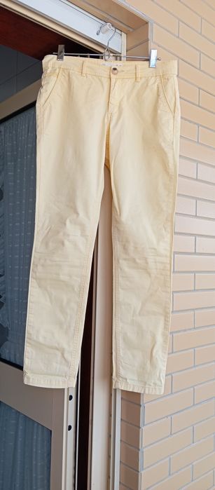 Calças amarelas de senhora 36