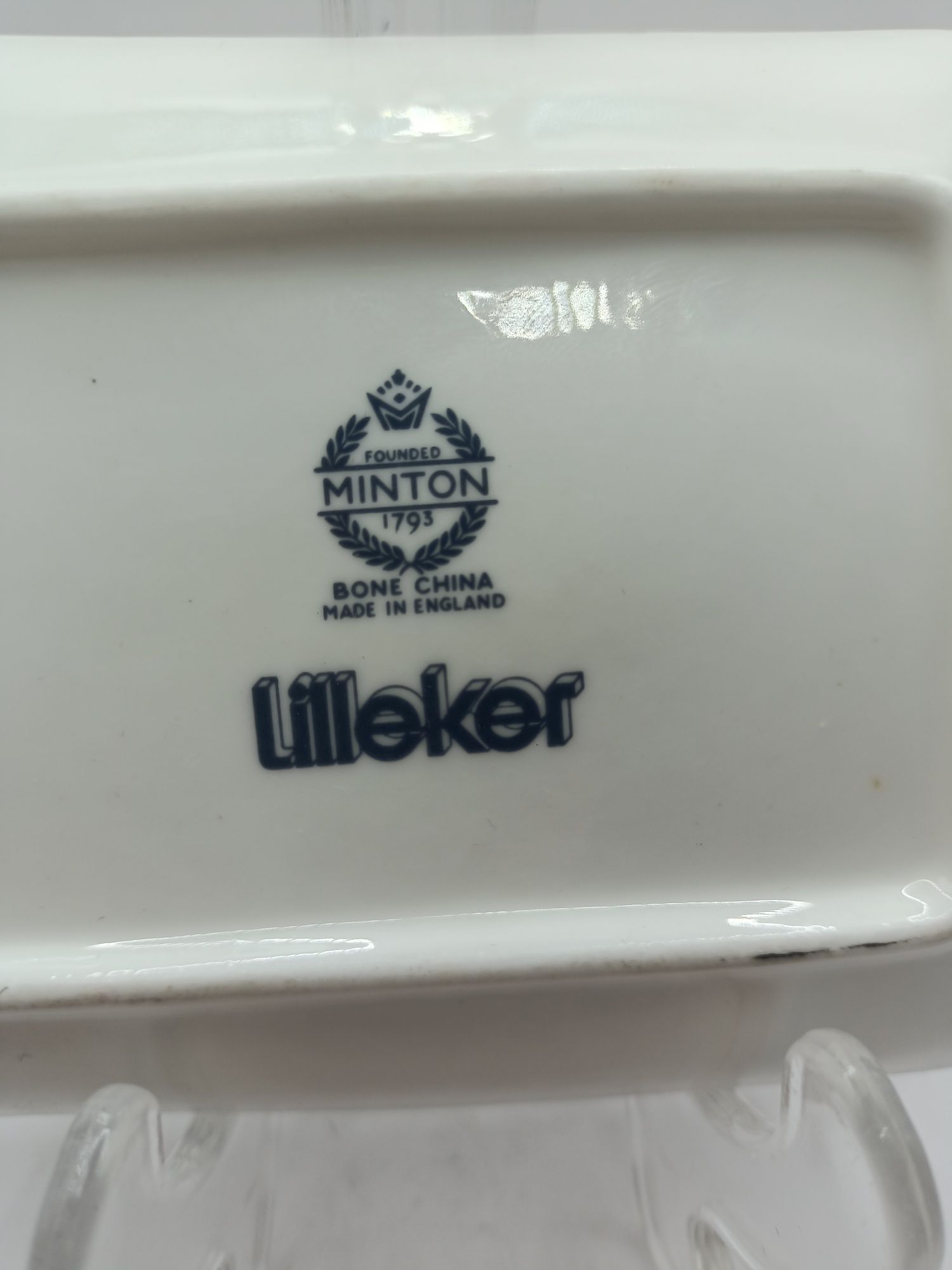 Podstawek talerzyk porcelana Minton Lilleken Anglia