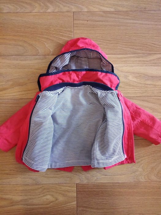 Kurtka 2w1 C&A parka przejściowa r.74