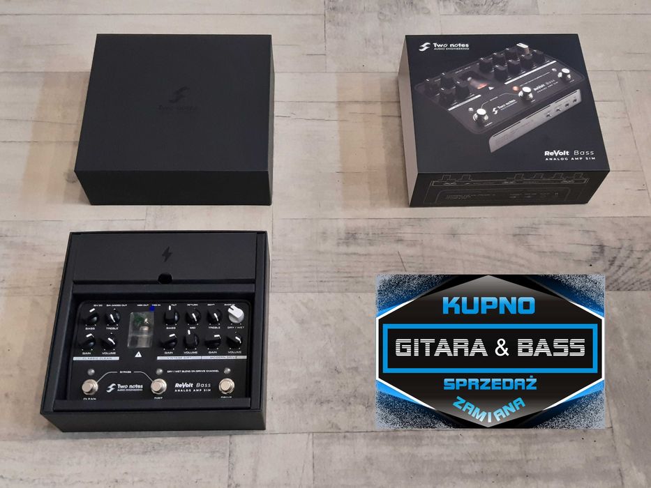 Lampowy preamp basowy TWO NOTES ReVolt Bass - wysyłka Gratis - zamiana