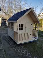 Domek dla dzieci drewniany masywny