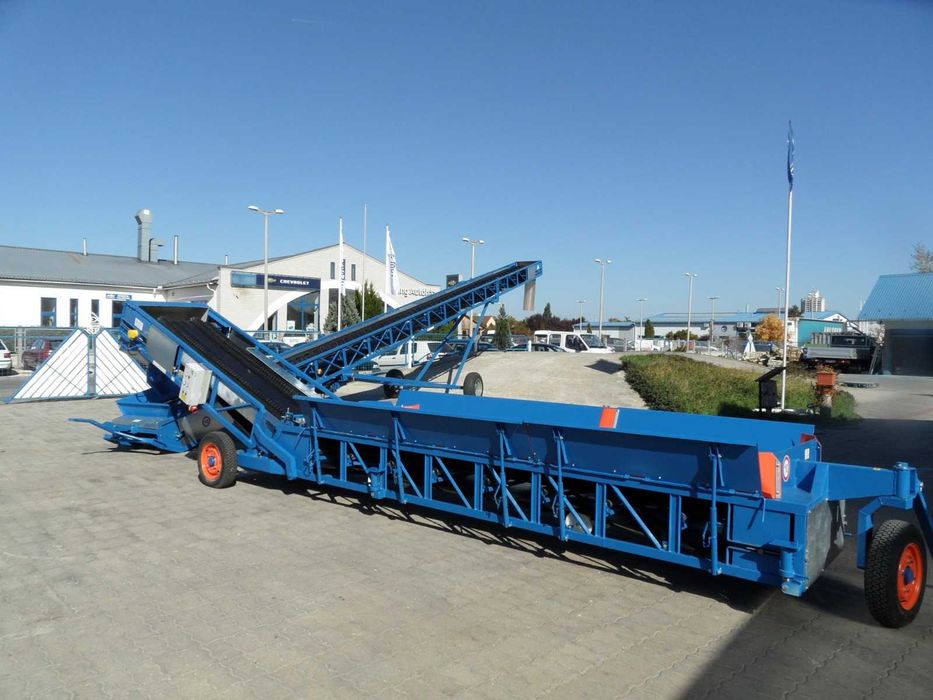 Разгрузочный бункер, загрузчик вагонов, ленточный конвейер транспортер