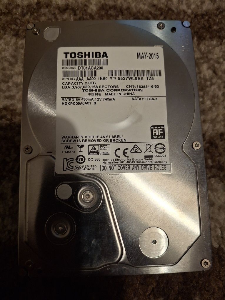 Disco 2TB toshiba