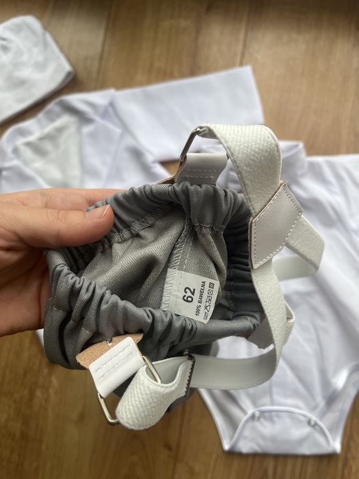 Komplet dla chłopca chrzest święty zestaw rozmiar 62