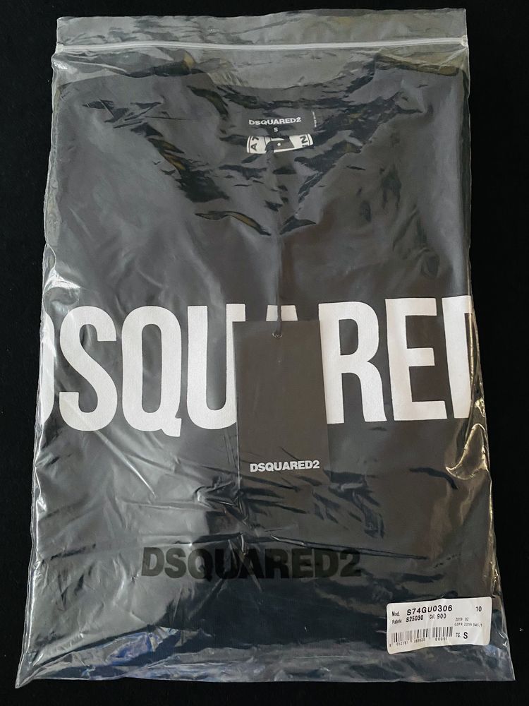 Dsquared2 Logo Sweatshirt Black nowa oryginal bluza