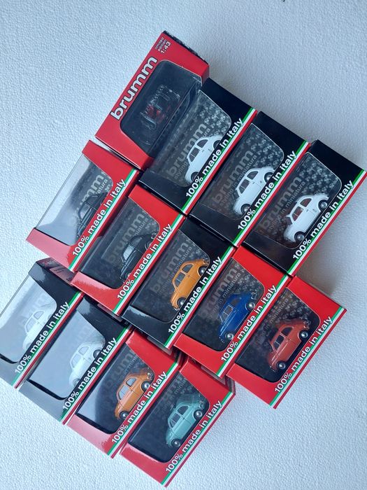 Miniaturas Fiat 500 da Brumm 1:43