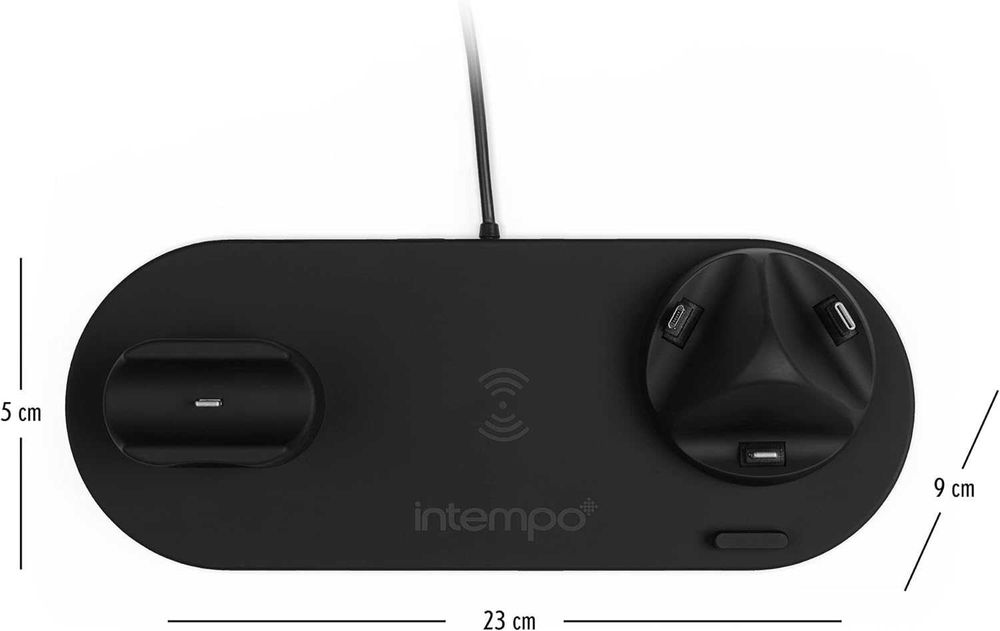 Бездротова док-станція для швидкого заряджання 4-в-1 intempo Німеччина