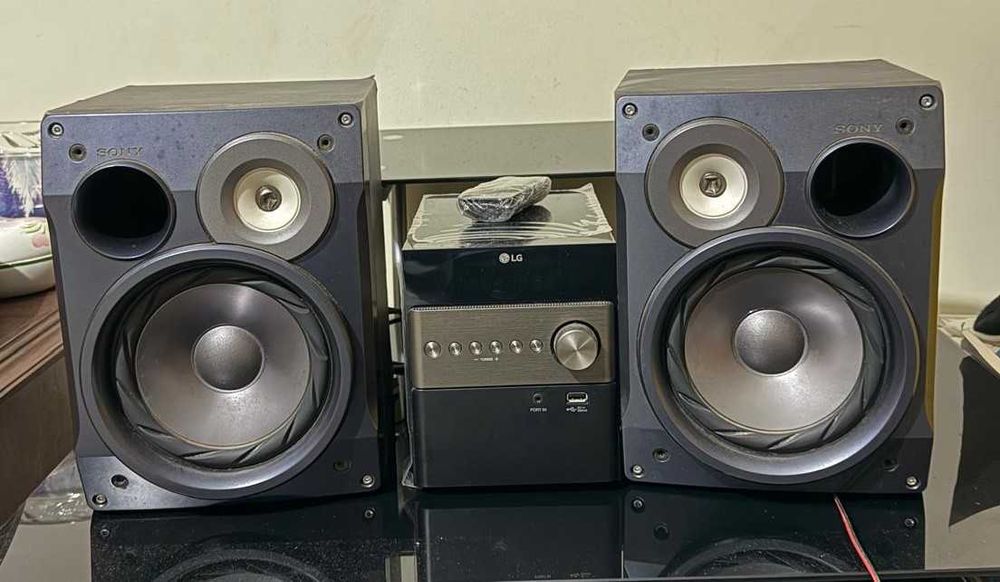 Aparelhagem LG com Colunas Sony