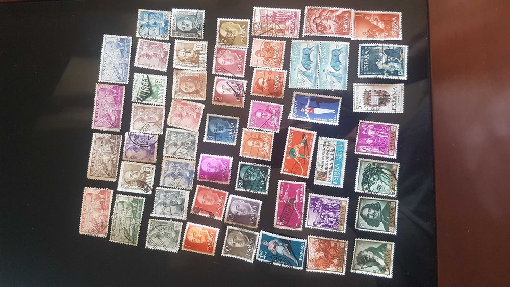 90 Selos de Espanha - Alguns Muito Antigos e Raros