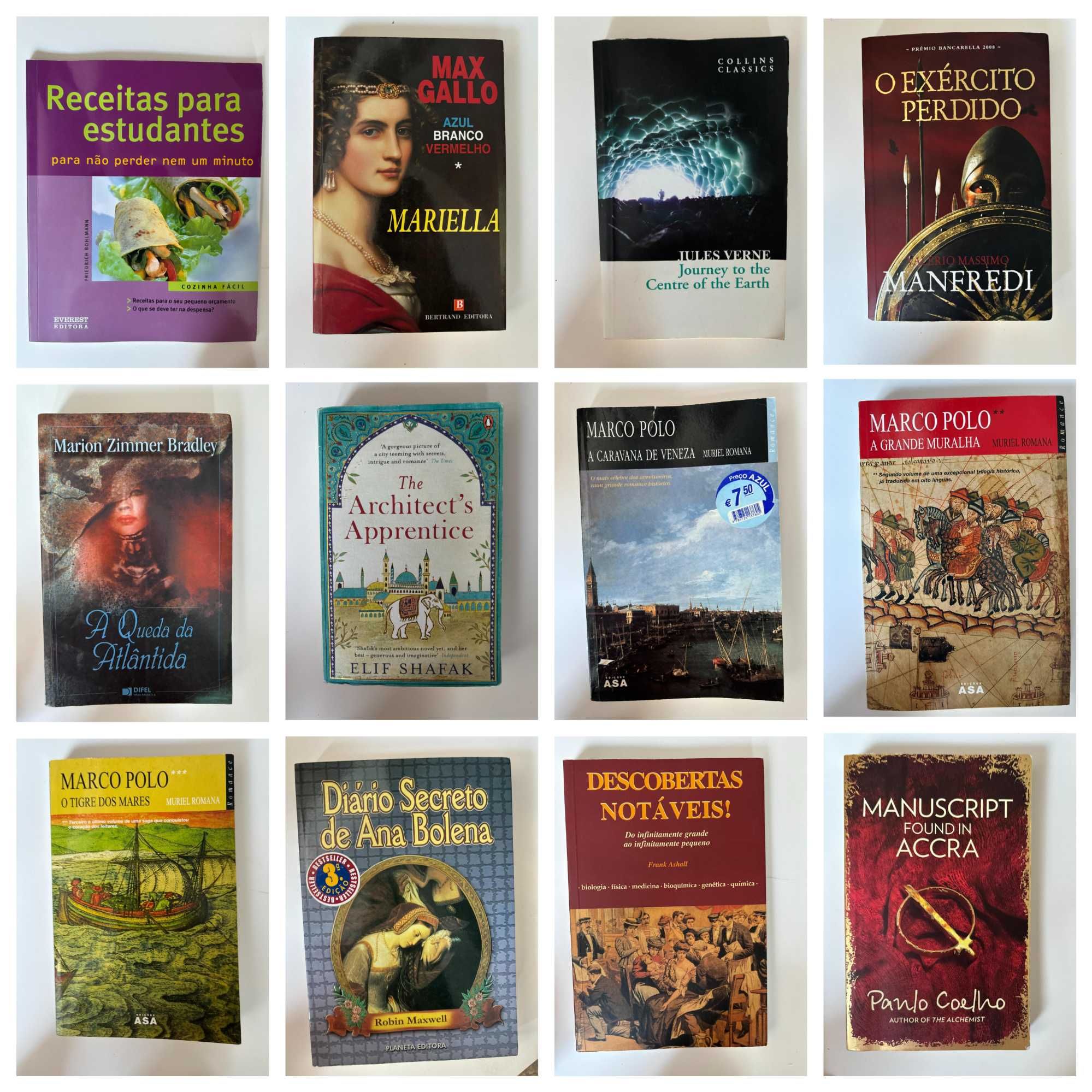 Livros Diversos – autores portugueses e estrangeiros