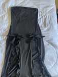 Vestido preto elegante – tamanho L (usado 1 vez)