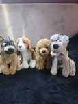 4 pluszowe psy owczarek beagle spaniel Animal alley Toys arus