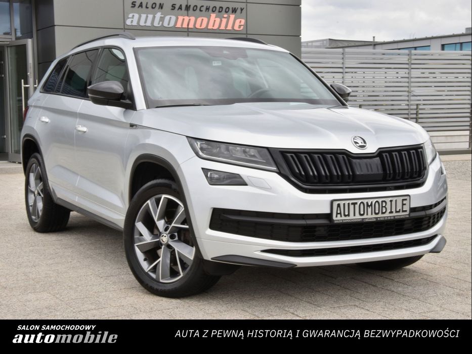 Skoda Kodiaq SPORTLINE! Full Led! Alcantara! 4x4! 190KM! JAK NOWY!