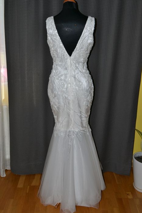 Suknia ślubna, sukienka na poprawiny, ryba, syrenka