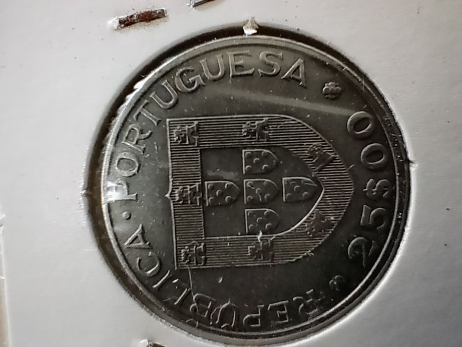 Moeda 25 escudos 1986 europa