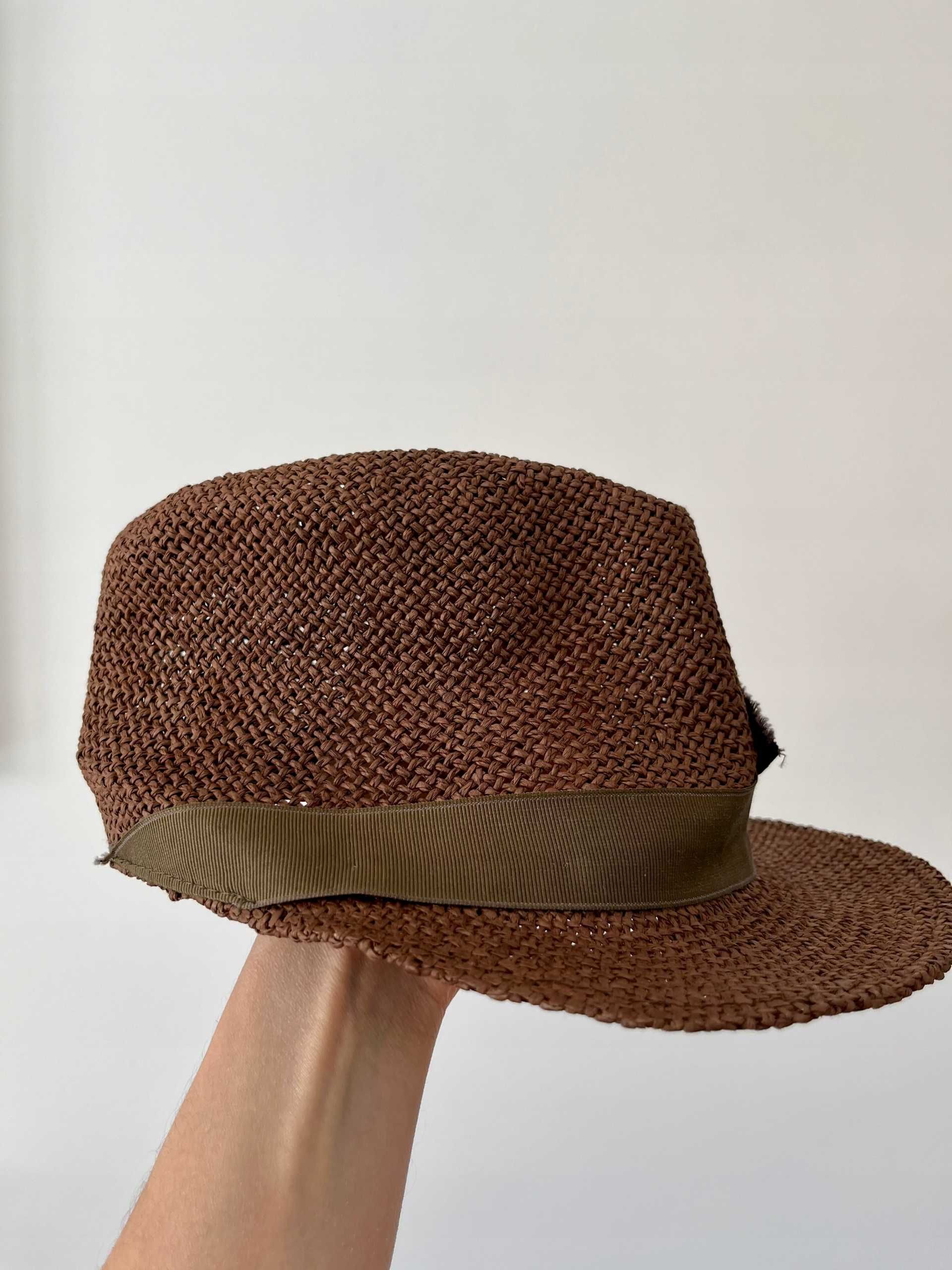 BORSALINO – piękny kapelusz brązowy lato wiosna