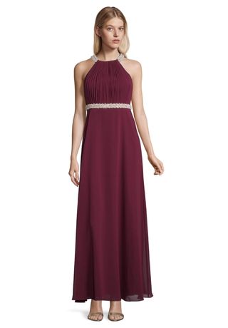 Sukienka studniówka bal w kolorze burgund Vera Mont 40