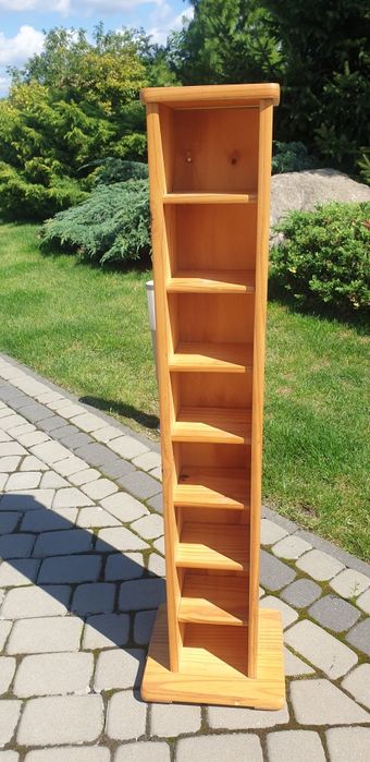 Słupek drewniany na płyty CD