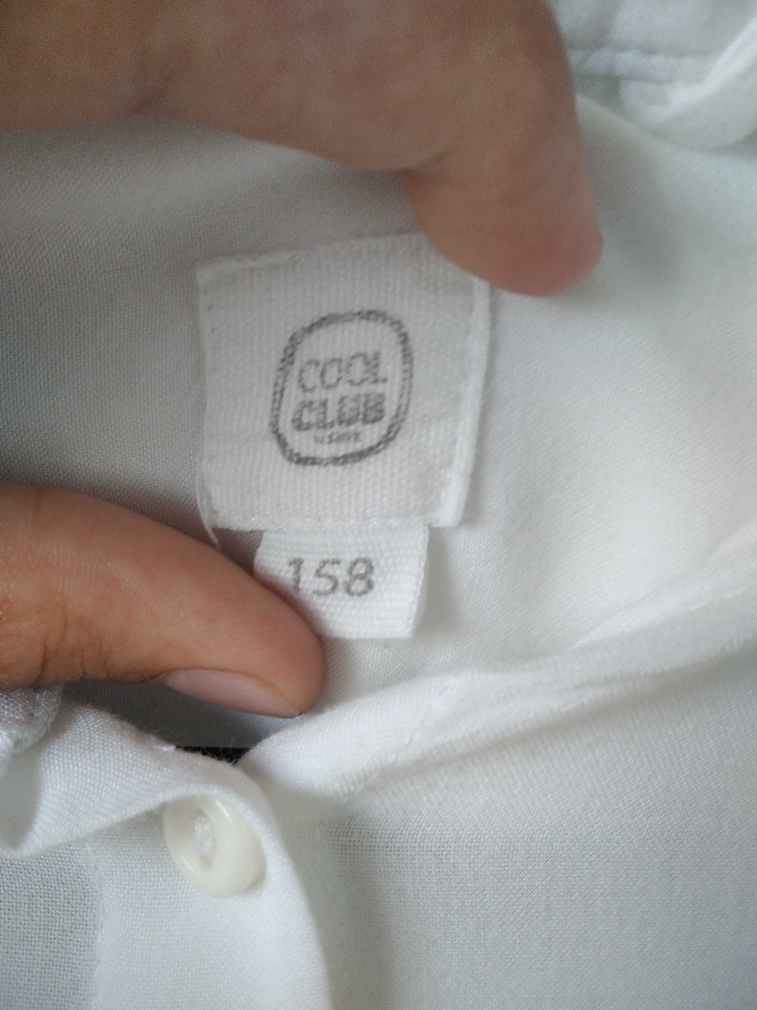 Biała bluzka galowa rozm. 158 Cool Club